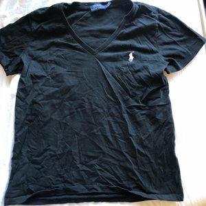 Black Polo V-Neck